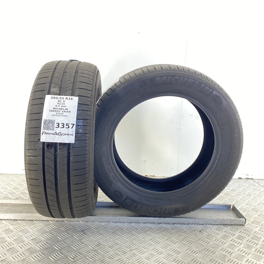Gomme Usate 205 55 R16 91V Michelin Energy Saver Estive - immagine 4