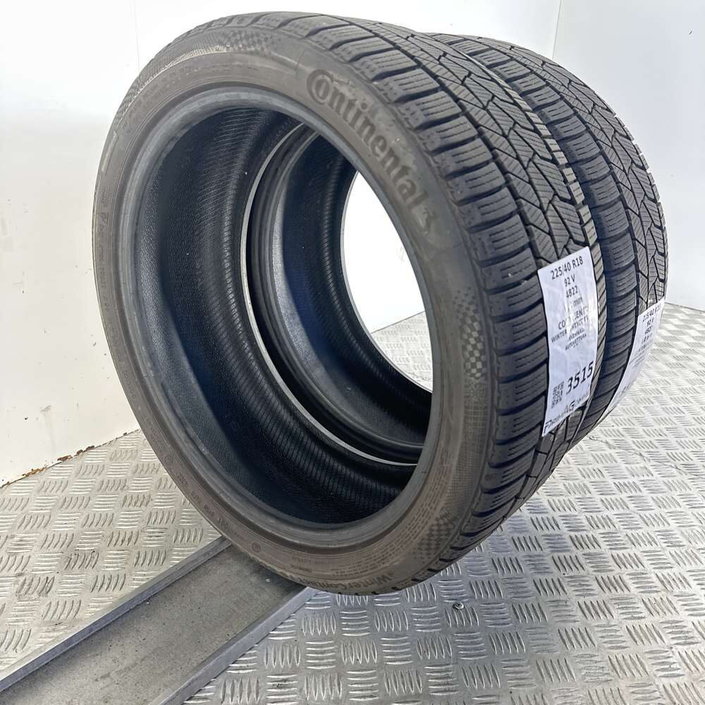 Gomme Usate 225 40 R18 92V XL Continental Wintercontact TS 860S 86% Invernali - immagine 6