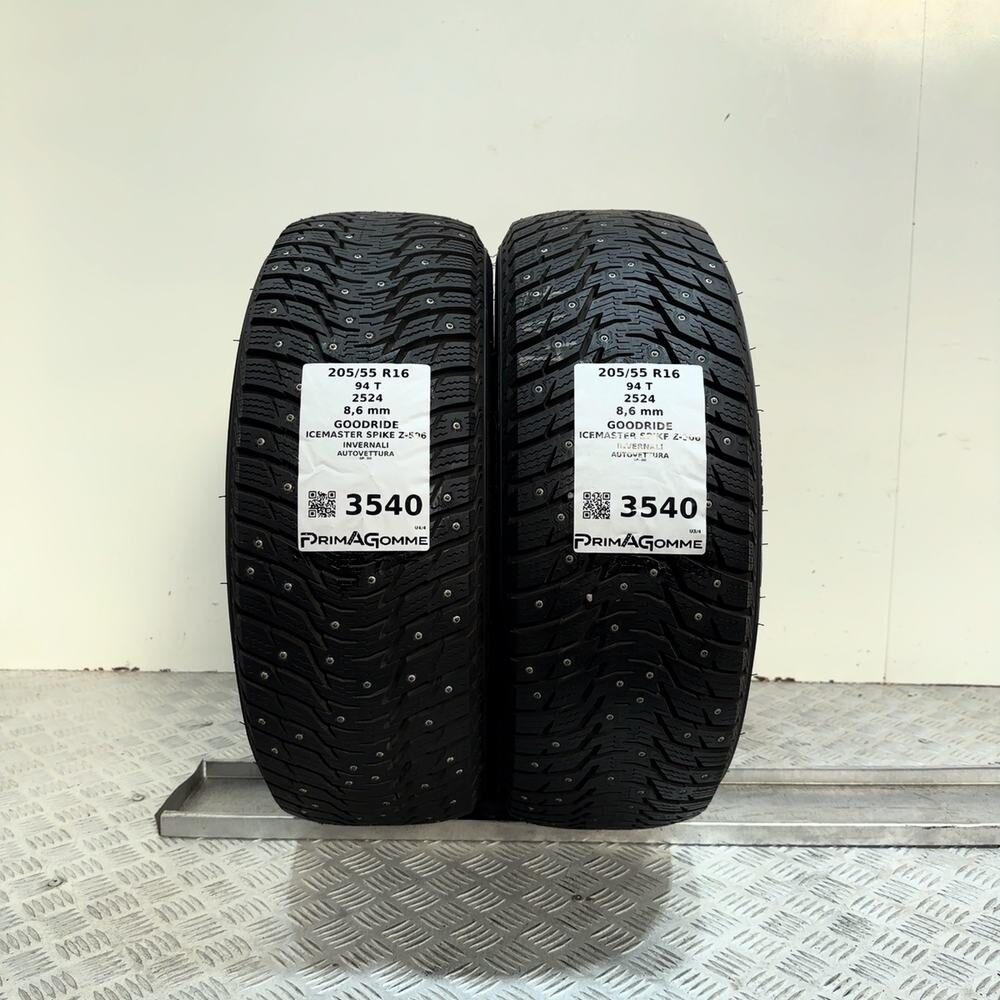 Gomme Usate 205 55 R16 94T XL Goodride Icemaster Spike Z-506 98% Invernali Chiodato - immagine 6