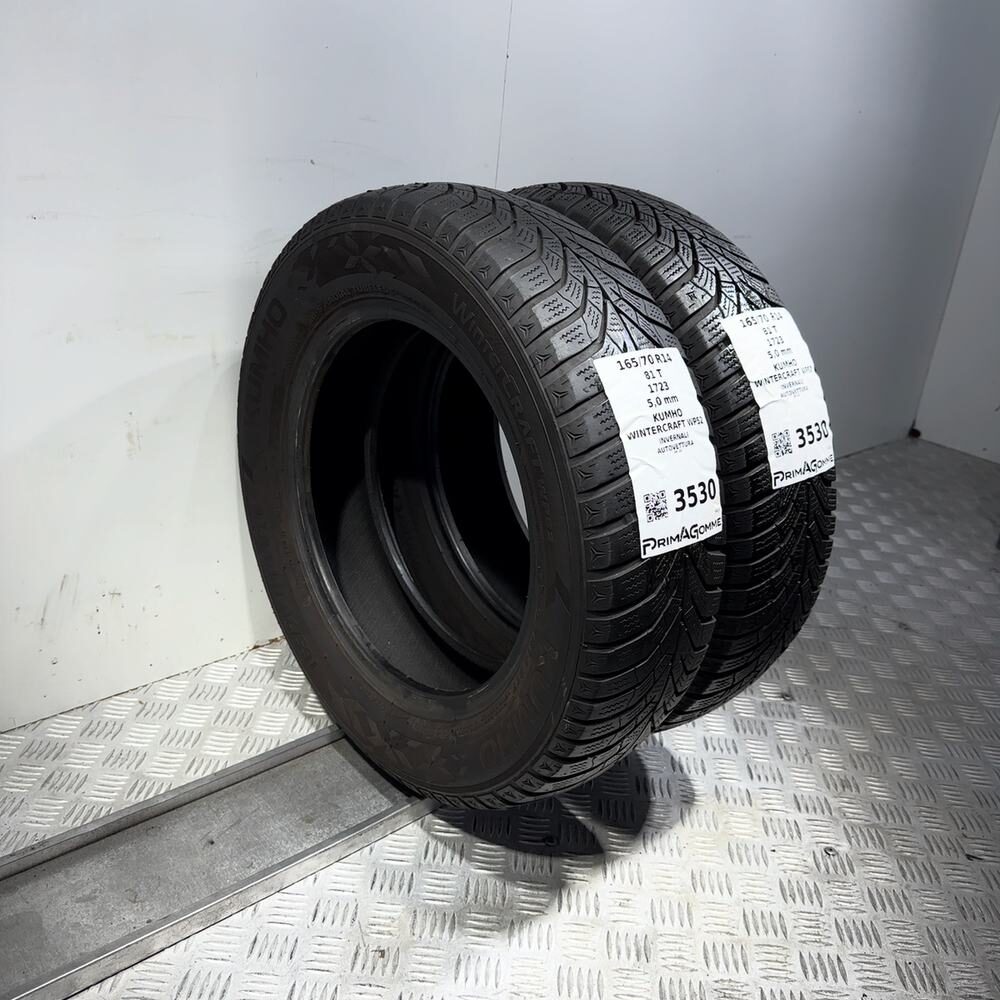 Gomme Usate 165 70 R14 81T Kumho Wintercraft WP52 71% Invernali - immagine 6