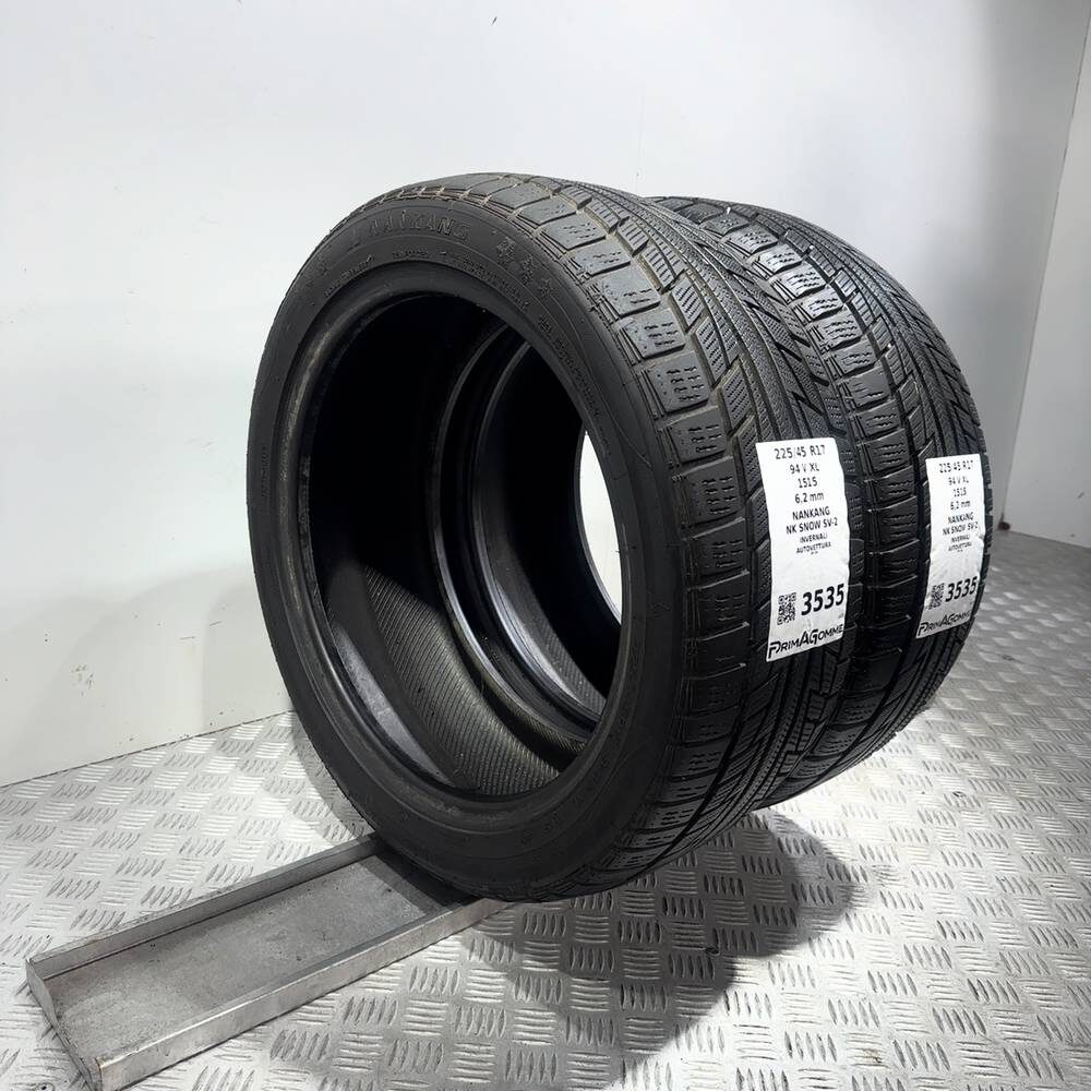 Gomme Usate 225 45 R17 94V XL Nankang NK Snow SV-2 89% Invernali - immagine 6