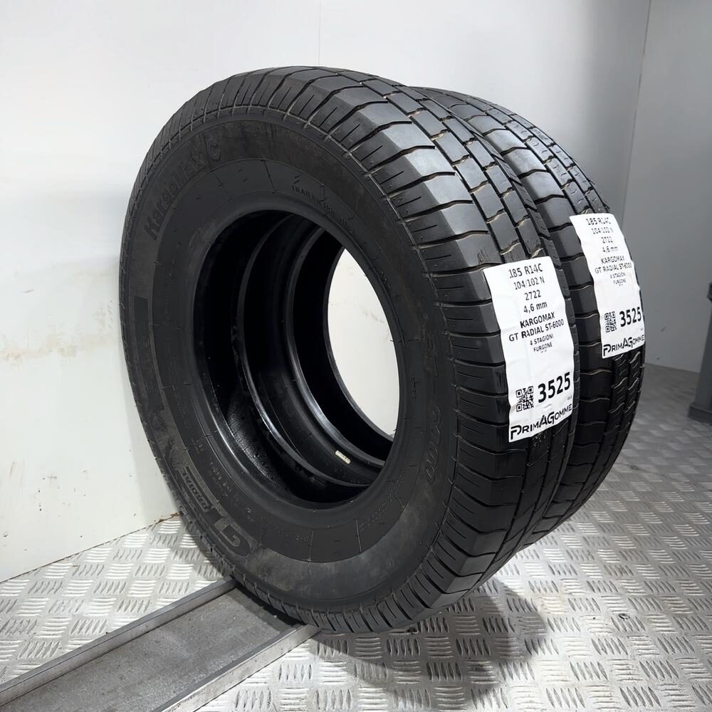 Gomme Usate 185 R14C 104/102N Gt Radial Kargomax ST-6000 4 Stagioni - immagine 6