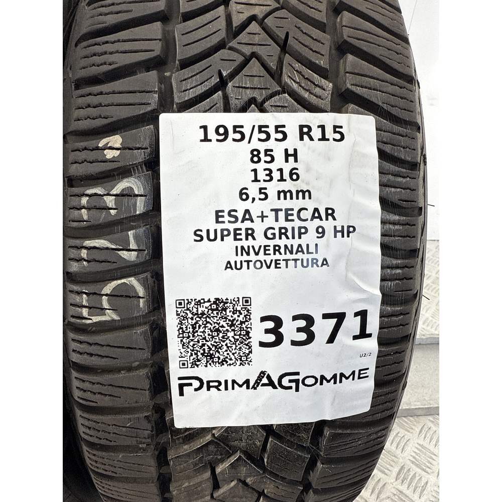 Gomme Usate 195 55 R15 85H Esa Tecar Super Grip 9 HP 93% Invernali - immagine 6