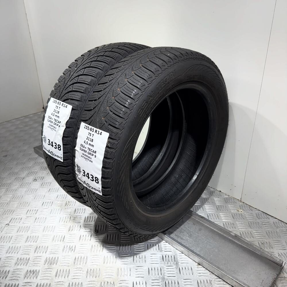 Gomme Usate 155 65 R14 75T Esa+ Tecar Super Grip 9 Invernali - immagine 7