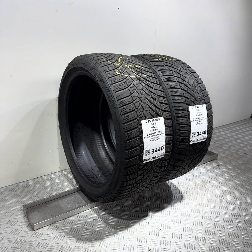 Gomme Usate 225 40 R18 92V XL Bridgestone Blizzak Driveguard LM005 Invernali - immagine 7