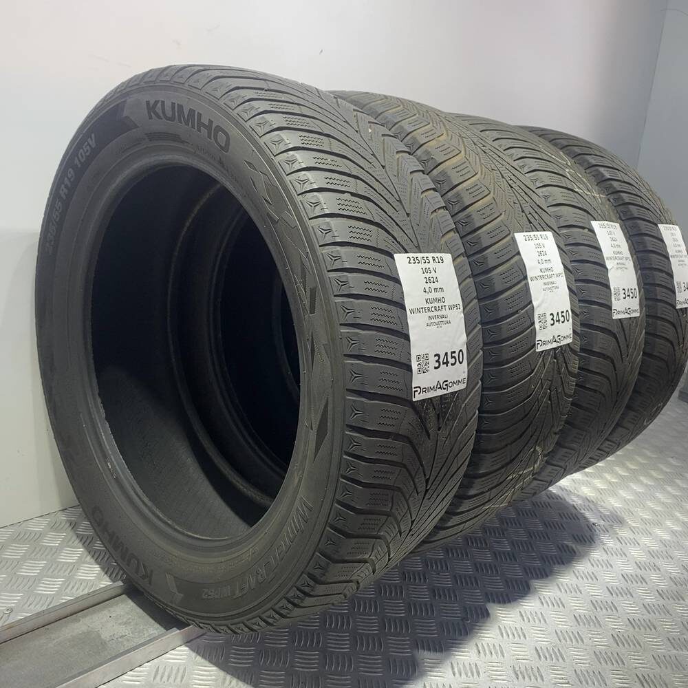 Gomme Usate 235 55 R19 105V Kumho Wintercraft WP52 Invernali - immagine 4