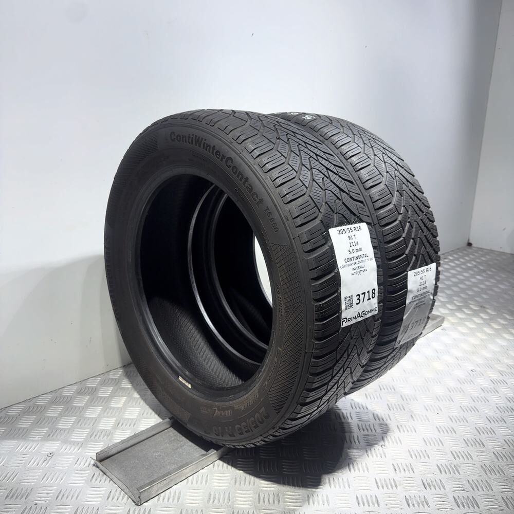 Gomme Usate 205 55 R16 91T Continental Contiwintercontact TS 850 71% Invernali - immagine 7