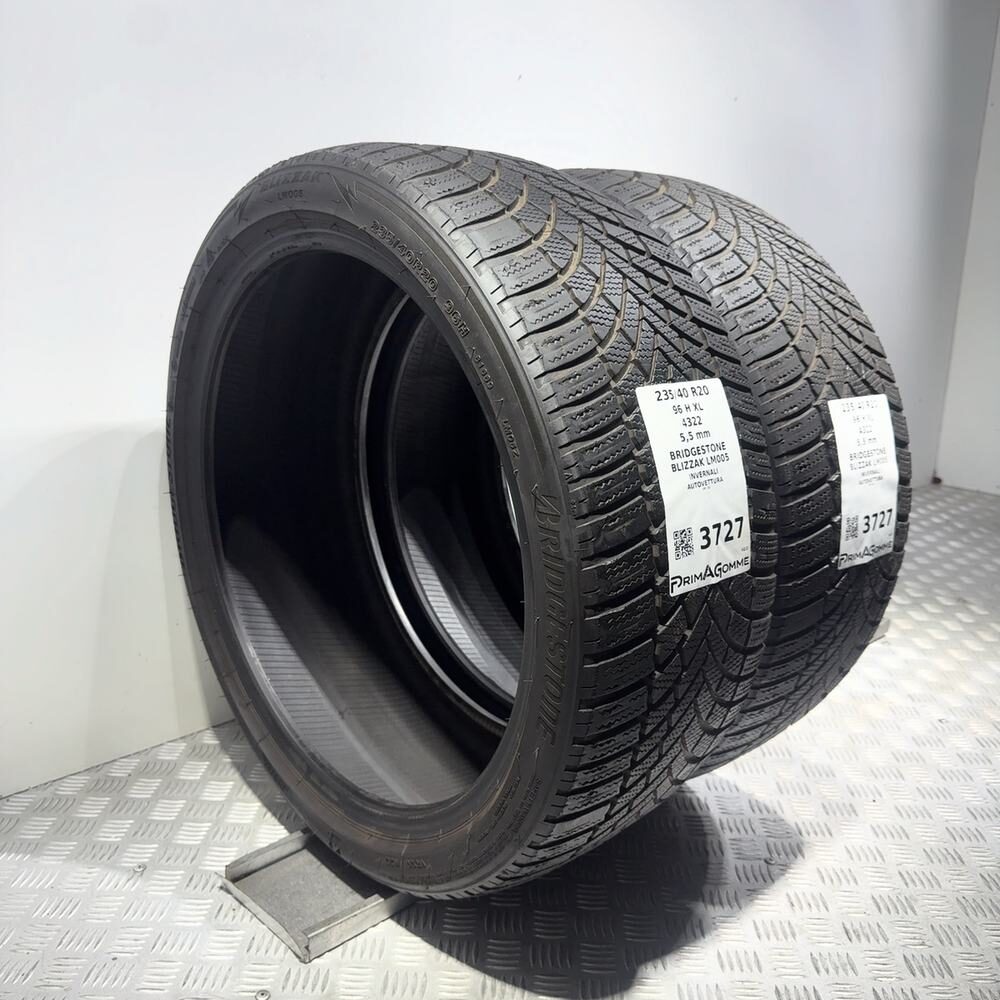 Gomme Usate 235 40 R20 96H XL Bridgestone Blizzak LM005 79% Invernali - immagine 7