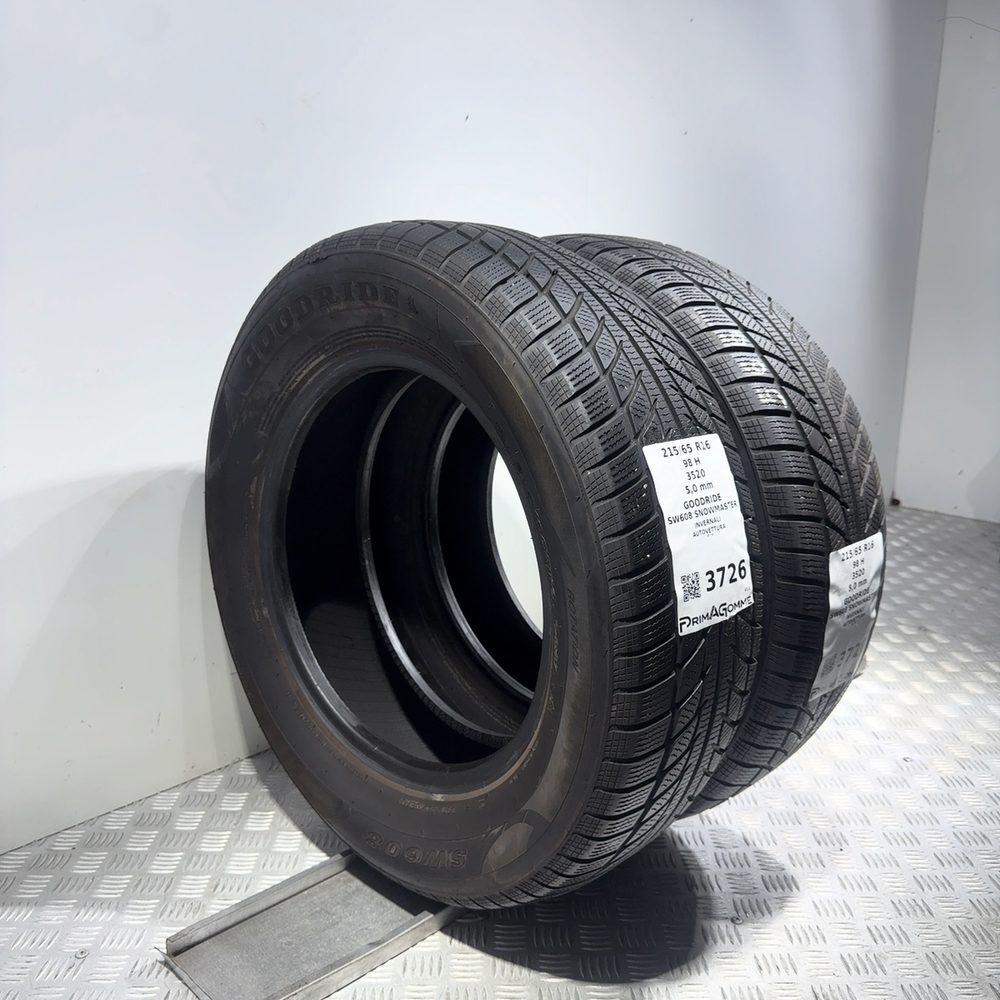 Gomme Usate 215 65 R16 98H Goodride SW608 Snowmaster 71% Invernali - immagine 7