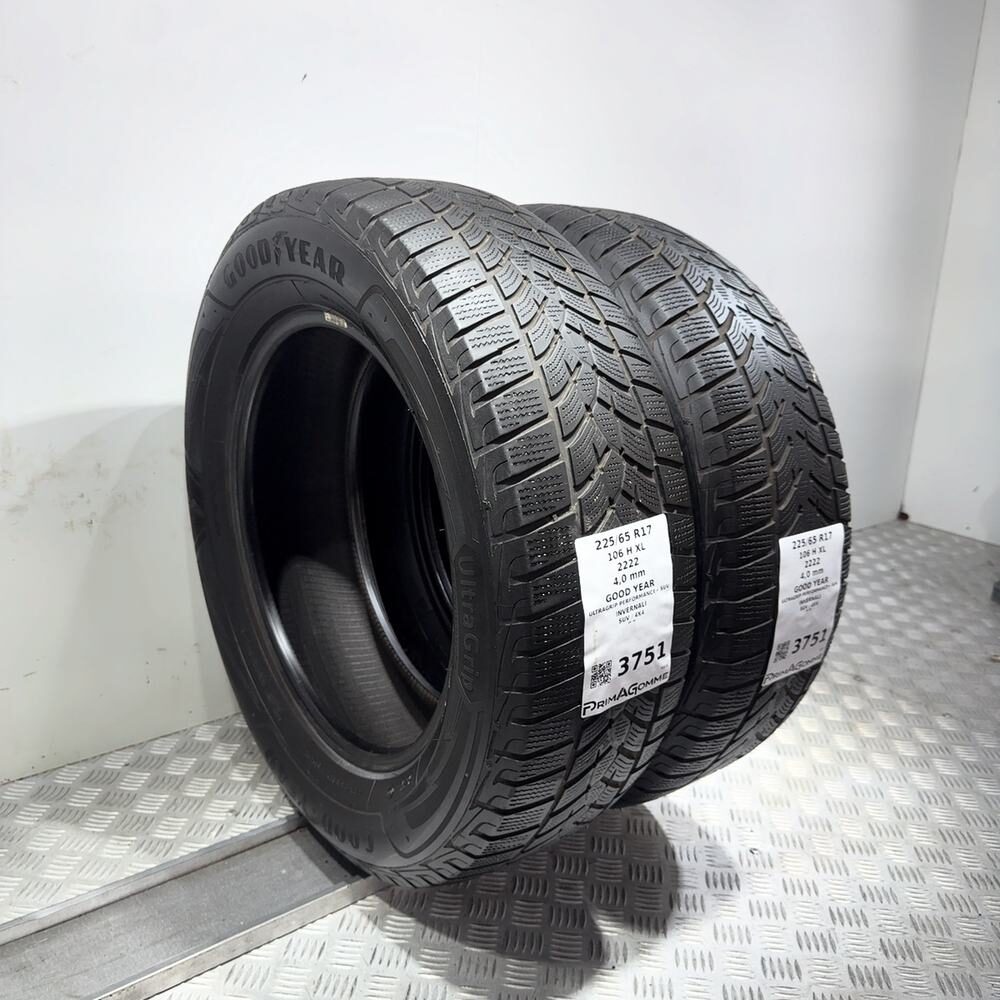 Gomme Usate 225 65 R17 106H XL Goodyear Ultragrip Performance+ SUV Invernali - immagine 7