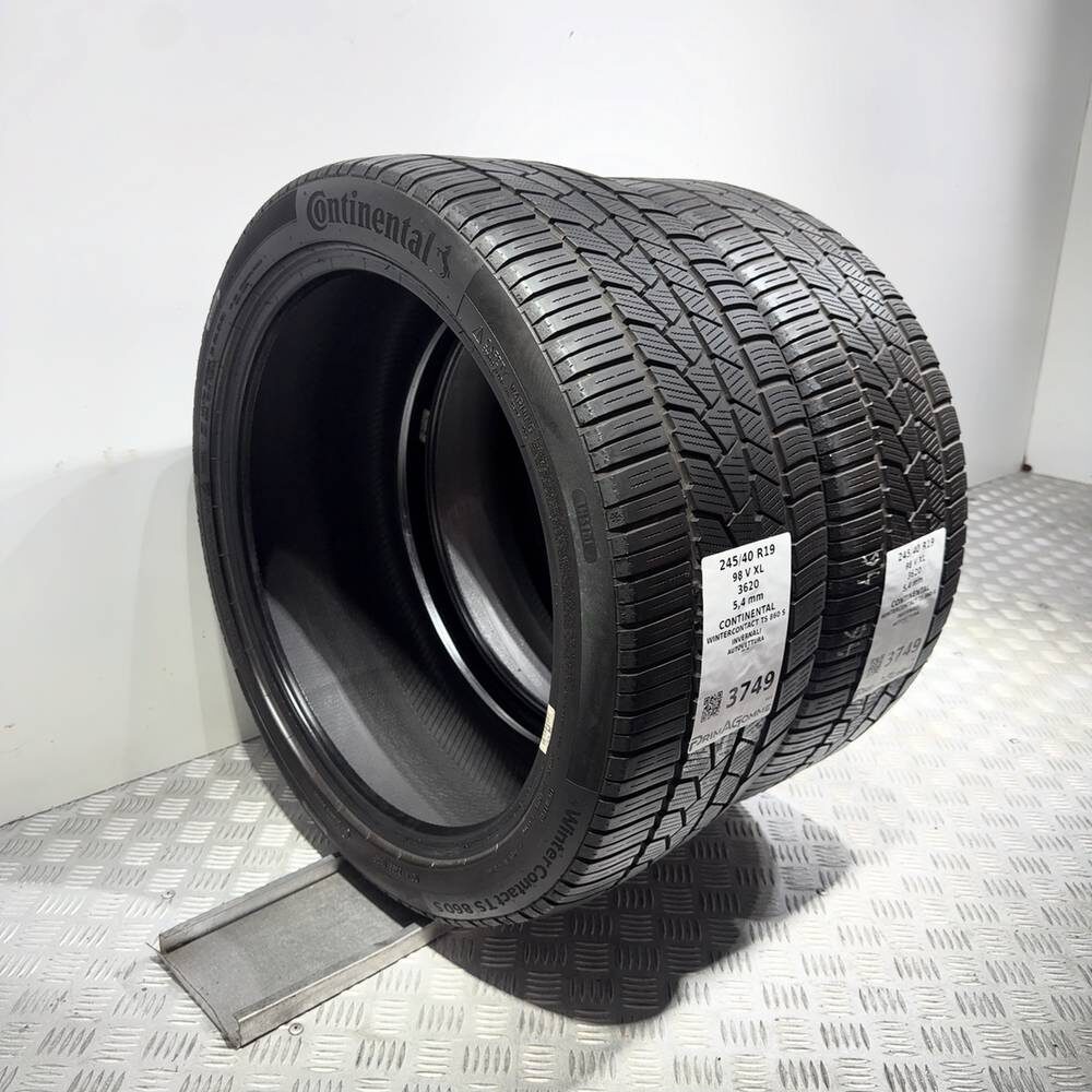 Gomme Usate 245 40 R19 98V XL Continental Wintercontact TS 860 S 77% Invernali - immagine 7
