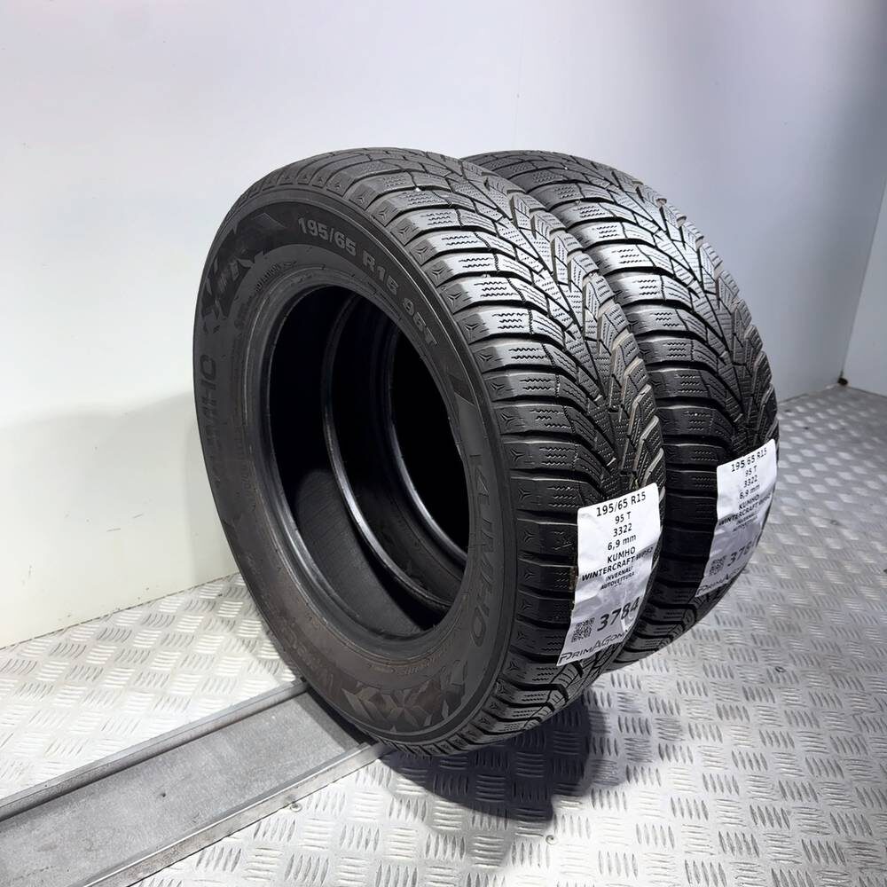Gomme Usate 195 65 R15 95T Kumho Wintercraft WP52 98% Invernali - immagine 7