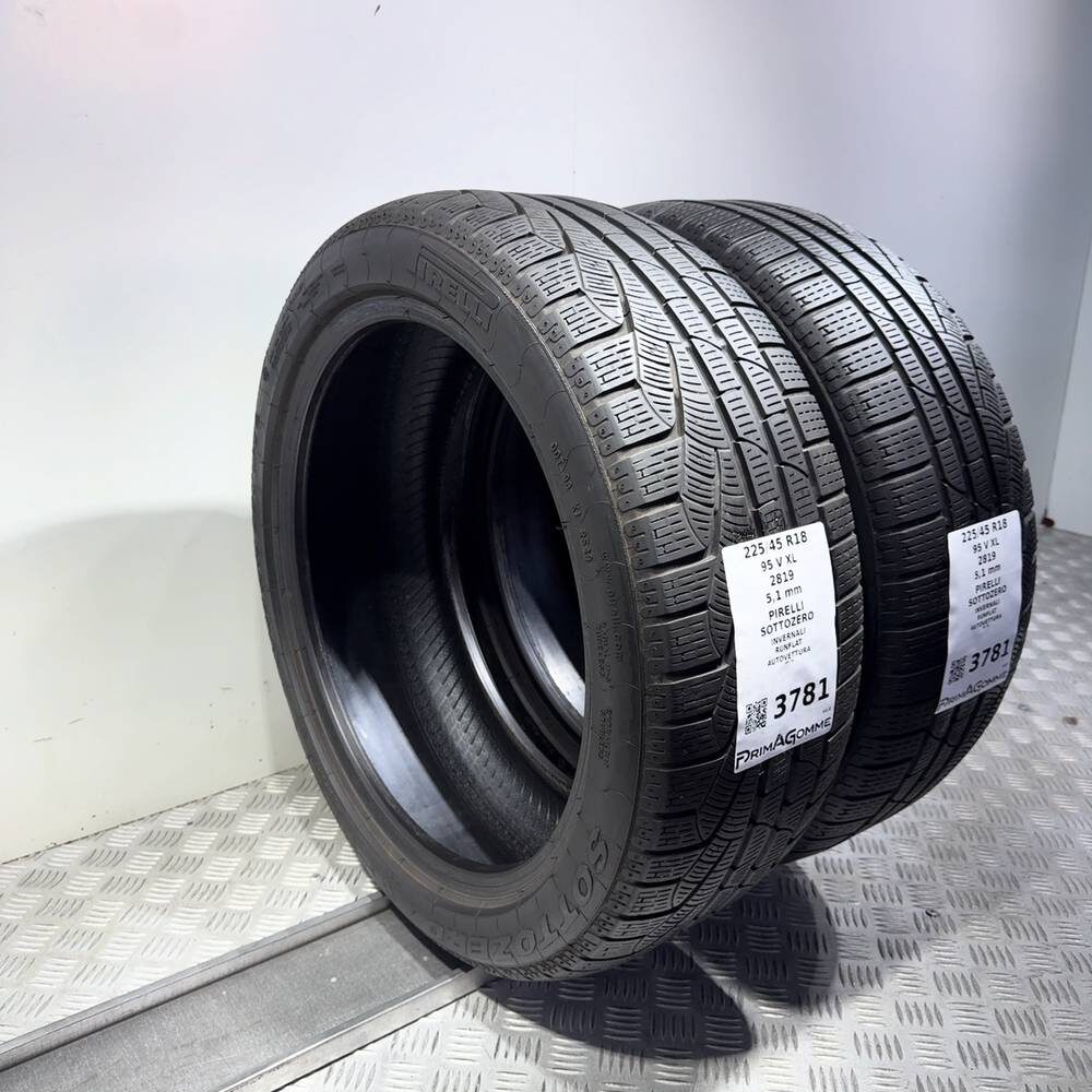 Gomme Usate 225 45 R18 95V XL Pirelli Sottozero RunFlat 73% Invernali - immagine 7