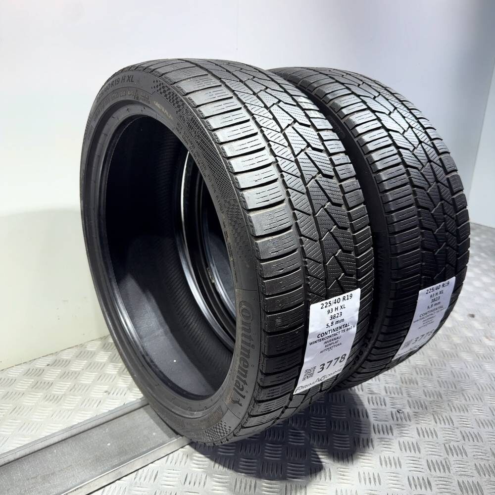 Gomme Usate 225 40 R19 93H XL 83% Continental Wintercontact TS 860 S RunFlat Inv - immagine 7