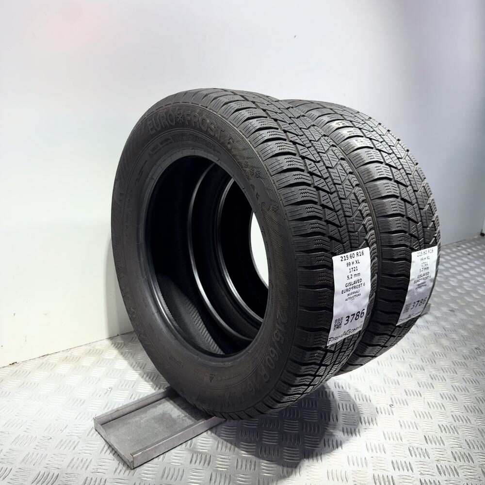 Gomme Usate 215 60 R16 99H XL Gislaved Euro*Frost 6 74% Invernali - immagine 7