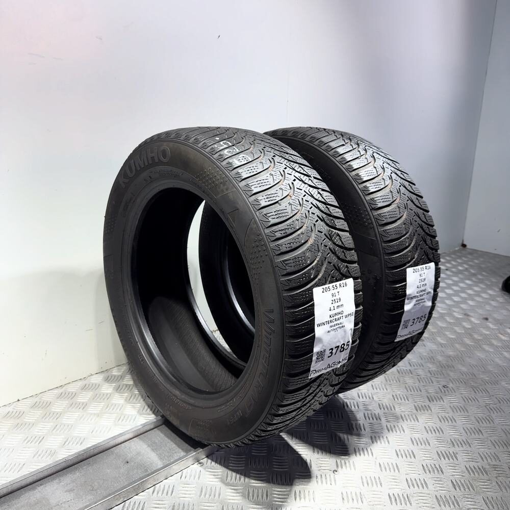 Gomme Usate 205 55 R16 91T Kumho Wintercraft WP51 Invernali - immagine 7