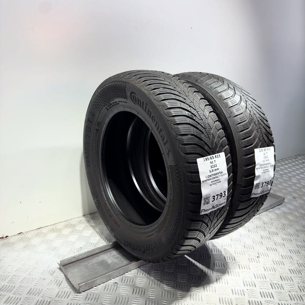 Gomme Usate 195 65 R15 91T Continental Wintercontact TS 870 71% Invernali - immagine 7