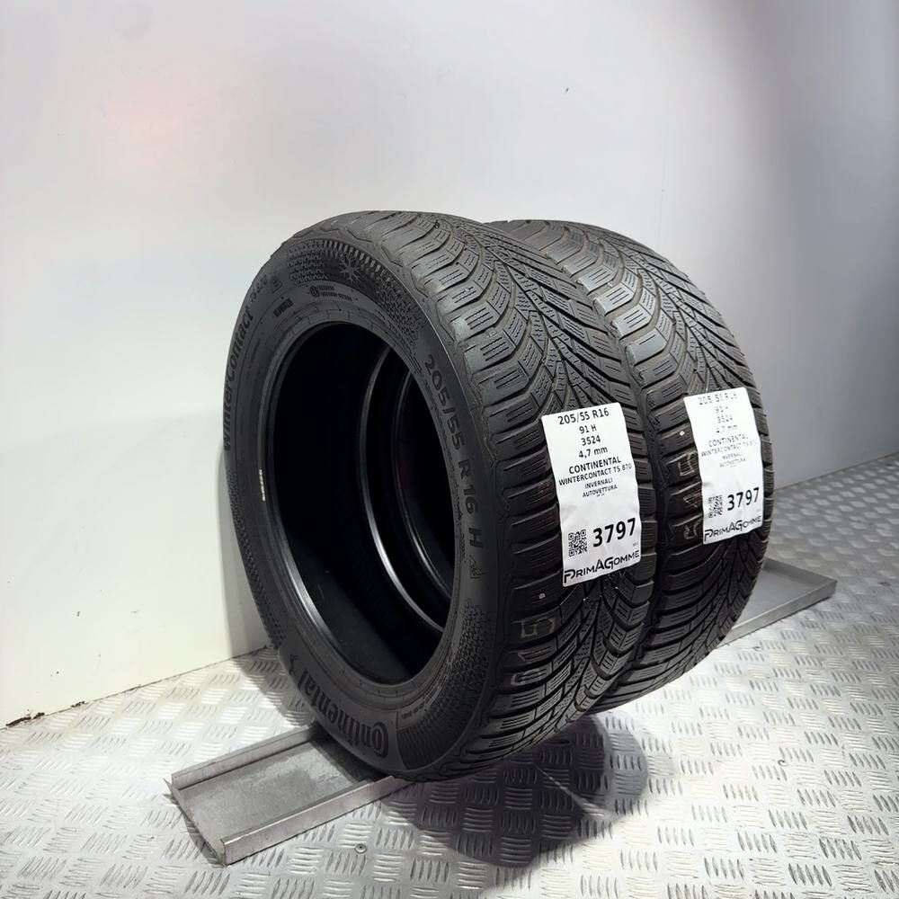 Gomme Usate 205 55 R16 91H Continental Wintercontact TS 870 Invernali - immagine 7