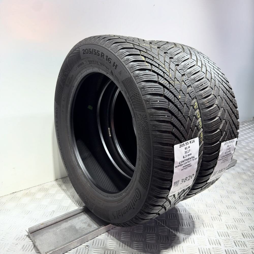 Gomme Usate 205 55 R16 91H Continental Winter Contact TS 860 90% Invernali - immagine 7