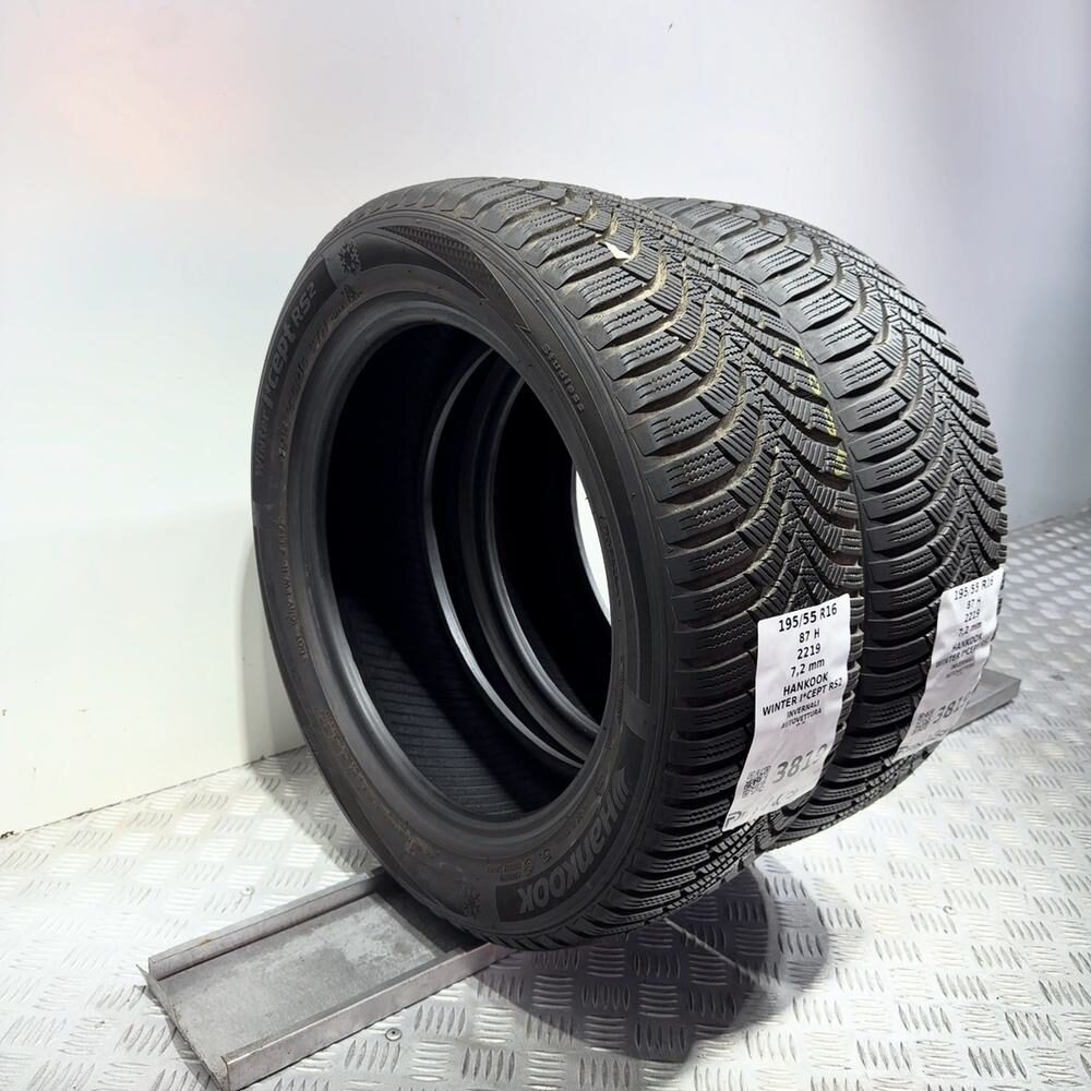 Gomme Usate 195 55 R16 87H Hankook Winter I*Cept RS2 98% Invernali - immagine 7