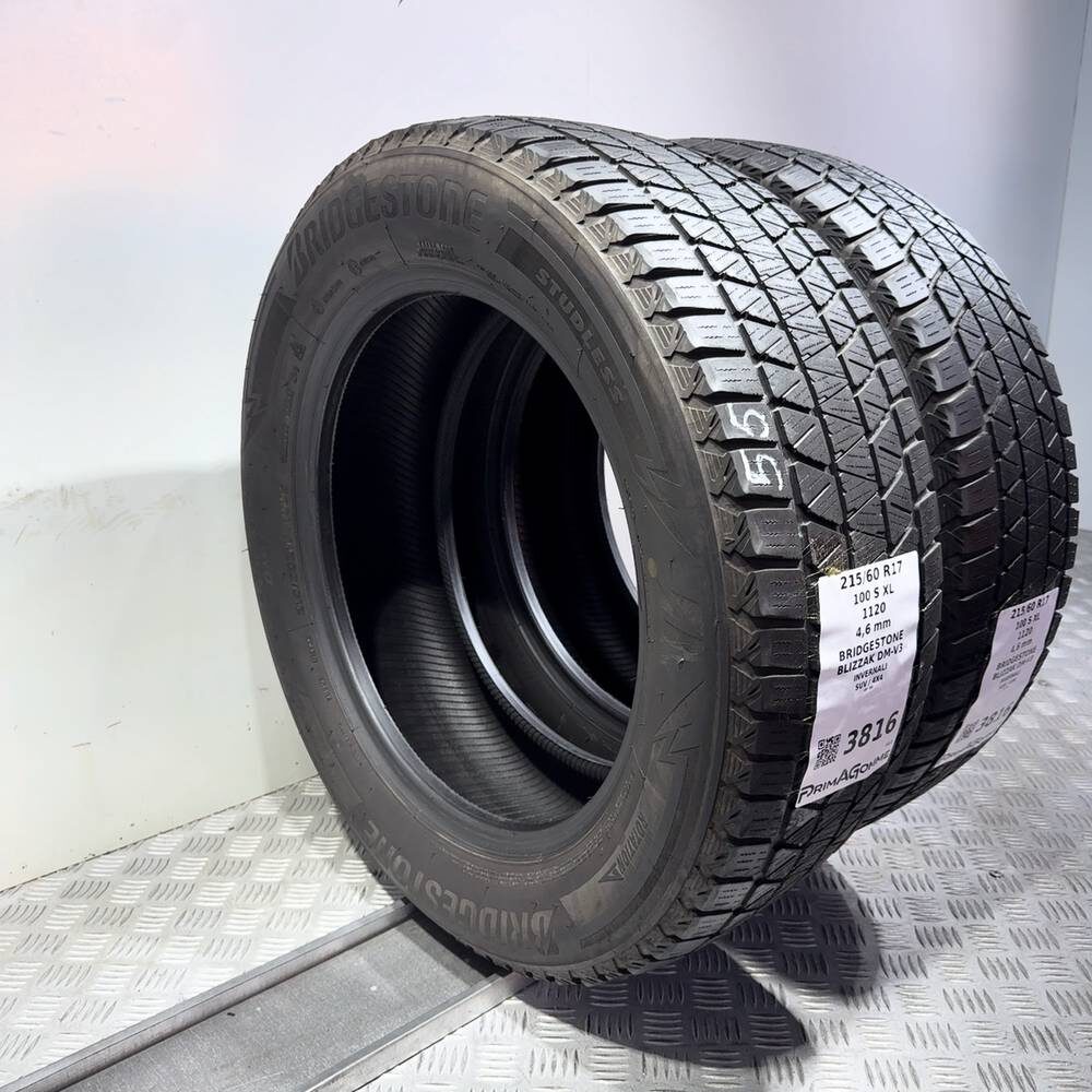 Gomme Usate 215 60 R17 XL 100S Bridgestone Blizzak DM-V3 Invernali - immagine 7