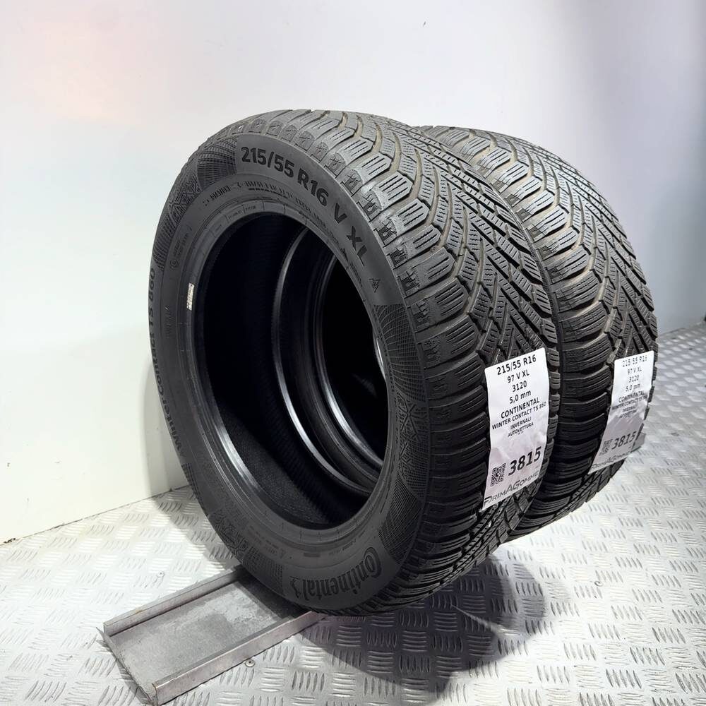 Gomme Usate 215 55 R16 97V XL Continental Winter Contact TS 860 71% Invernali - immagine 7