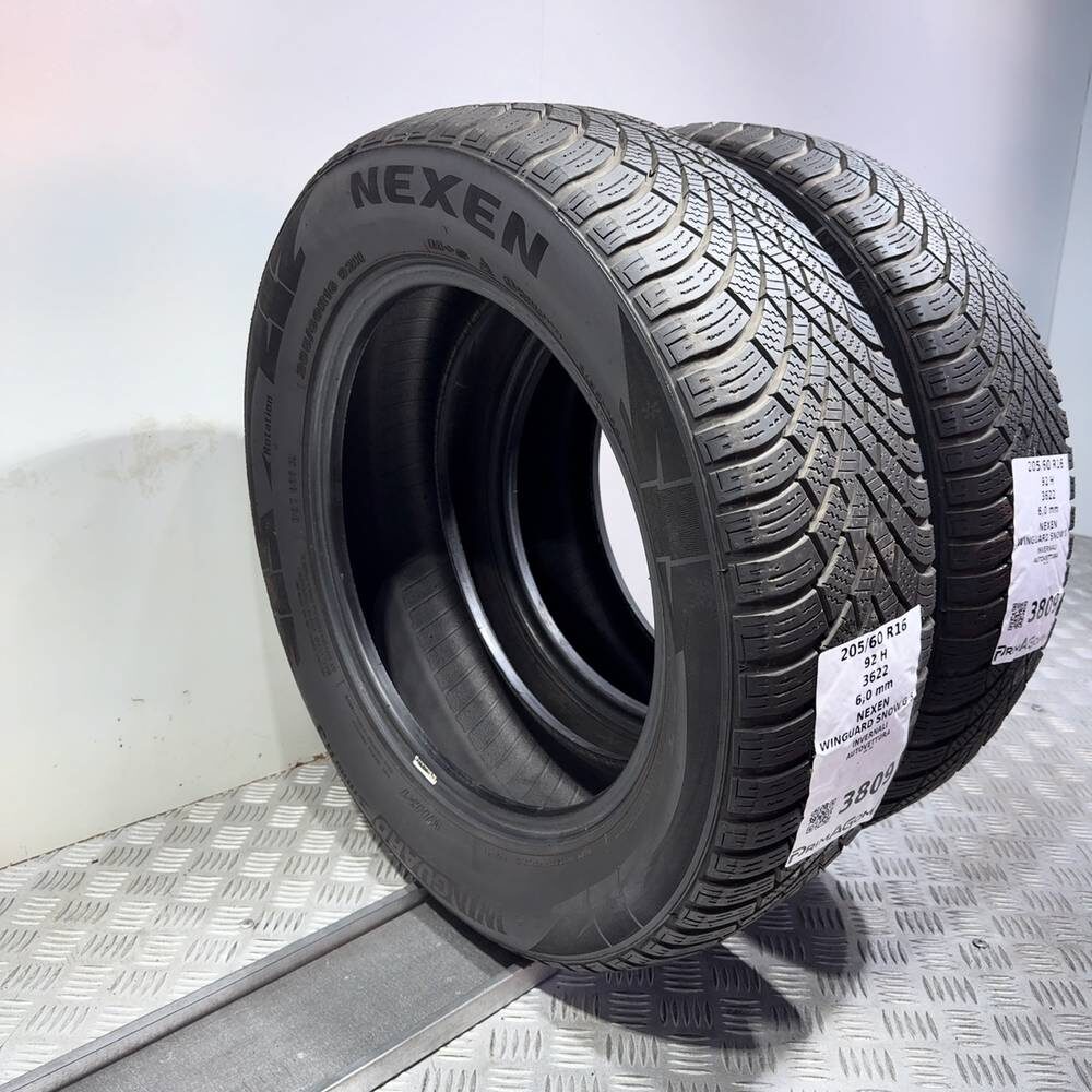 Gomme Usate 205 60 R16 92H Nexen Winguard Snow'G 3 86% Invernali - immagine 7