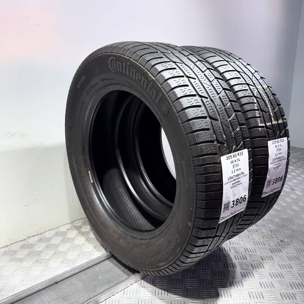 Gomme Usate 205 60 R16 96H XL Continental Contiwintercontact TS830P Invernali - immagine 7