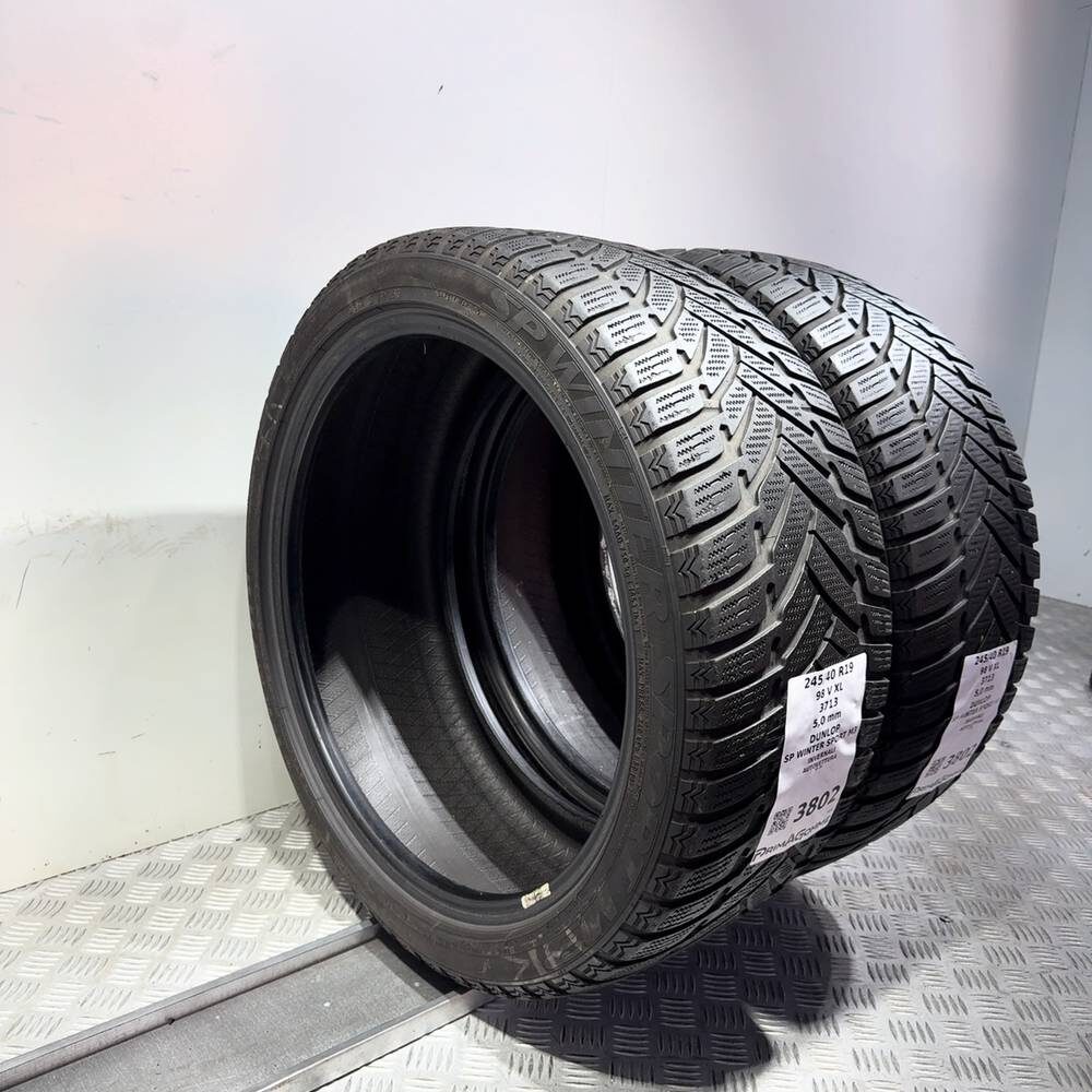 Gomme Usate 245 40 R19 98V XL Dunlop SP Winter Sport M3 71% Invernali - immagine 7