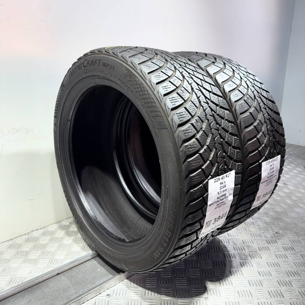Gomme Usate 225 45 R17 94V Kumho Wintercraft WP71 76% Invernali - immagine 7