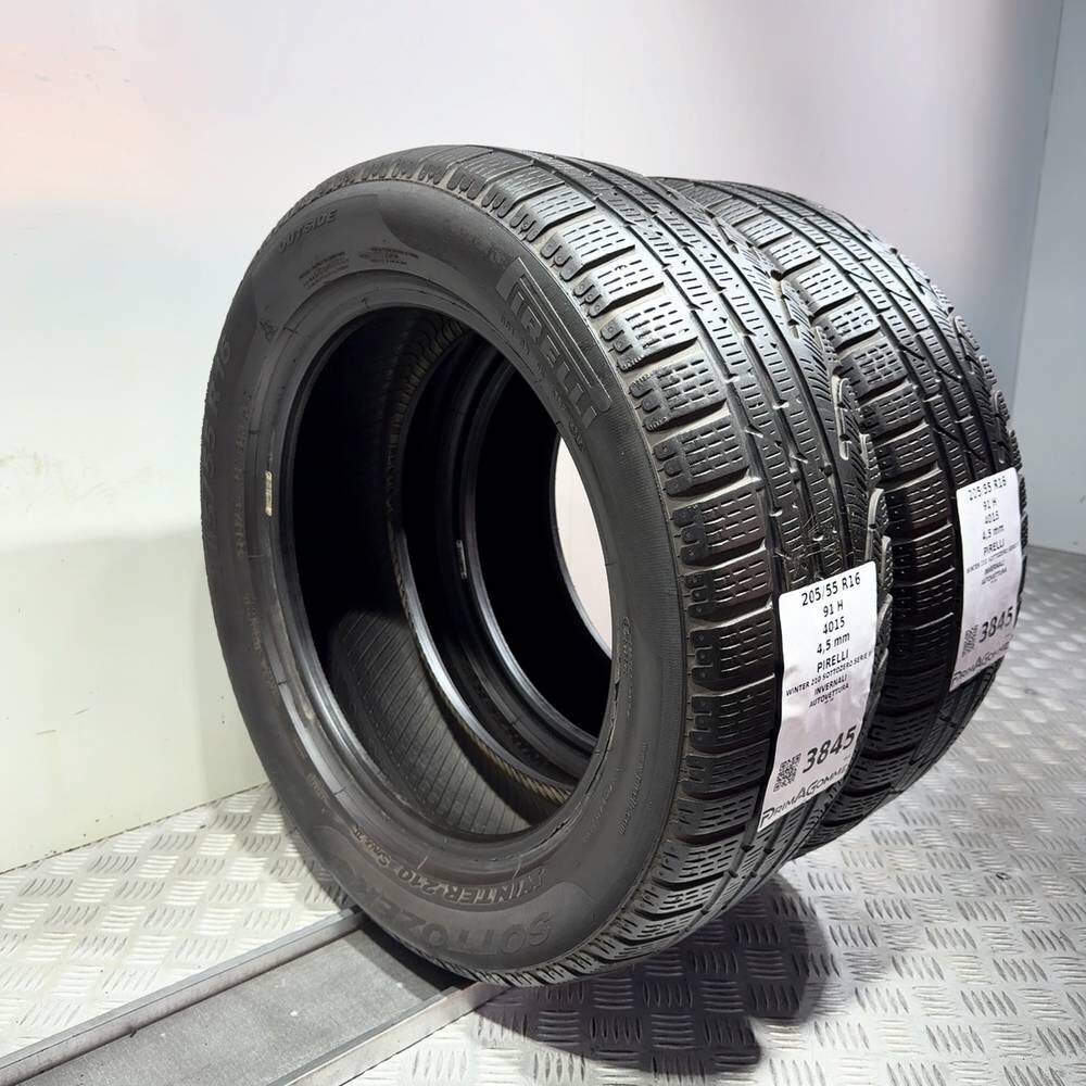 Gomme Usate 205 55 R16 91H Pirelli Winter 210 Sottozero Serie II Invernali - immagine 7