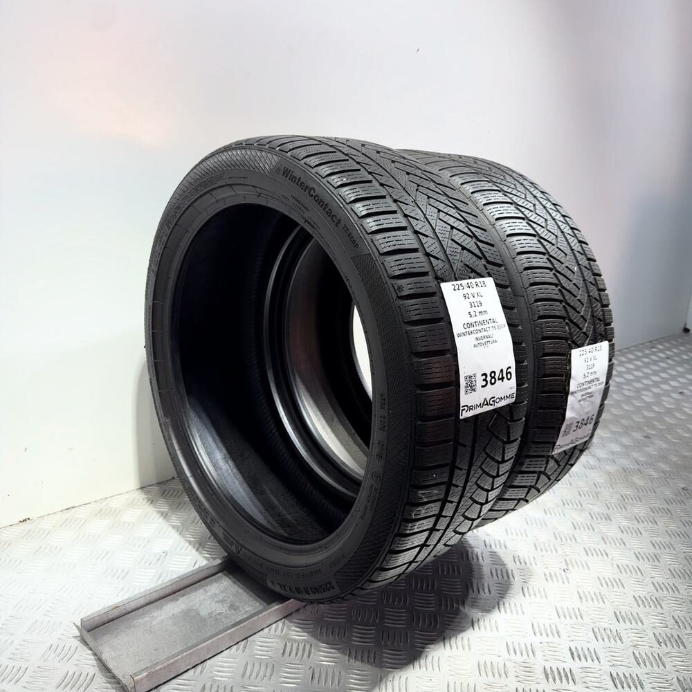 Gomme Usate 225 40 R18 92V XL Continental Wintercontact TS 850P 74% Invernali - immagine 7