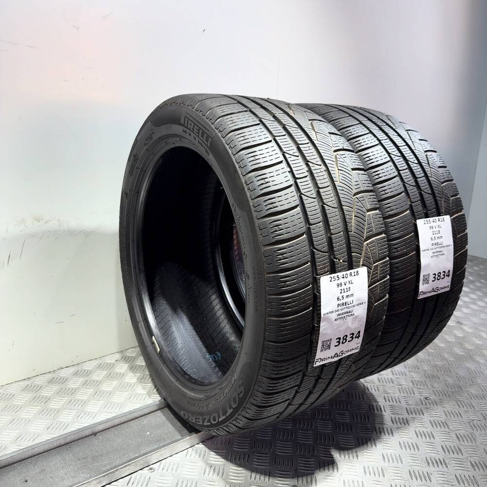 Gomme Usate 255 40 R18 XL 99V Pirelli Winter 240 Sottozero Serie II Invernali - immagine 7