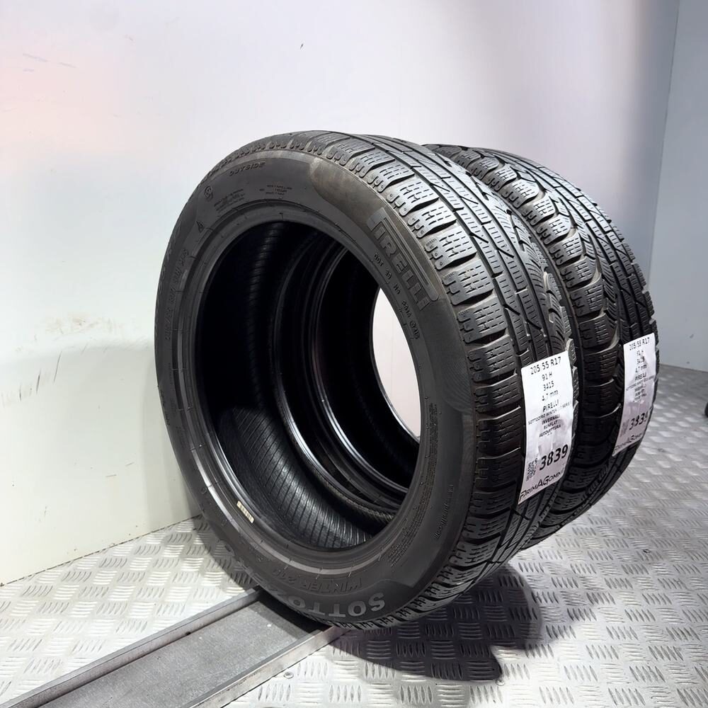 Gomme Usate 205 55 R17 91H Pirelli Sottozero Winter 210 Serie RunFlat Invernali - immagine 7
