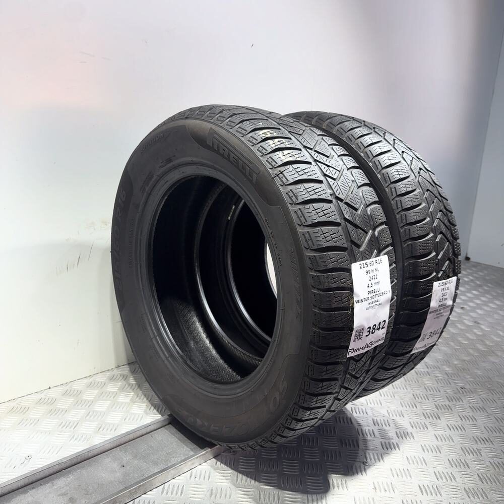 Gomme Usate 215 60 R16 99H XL Pirelli Winter Sottozero 3 Invernali - immagine 7