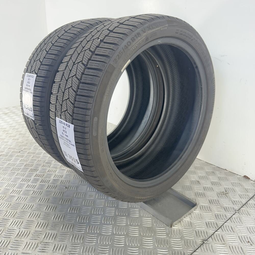Gomme Usate 225 40 R18 92V XL Continental Wintercontact TS 860S 86% Invernali