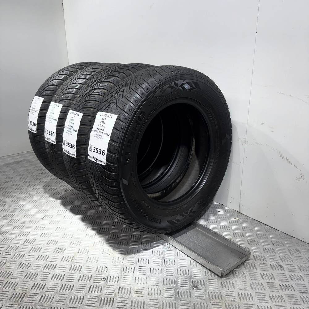 Gomme Usate 175 70 R14 84T Kumho Wintercraft WP52 71% Invernali - immagine 7