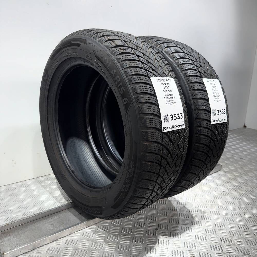 Gomme Usate 215 55 R17 98V XL Barum Polaris 6 97% Invernali - immagine 7
