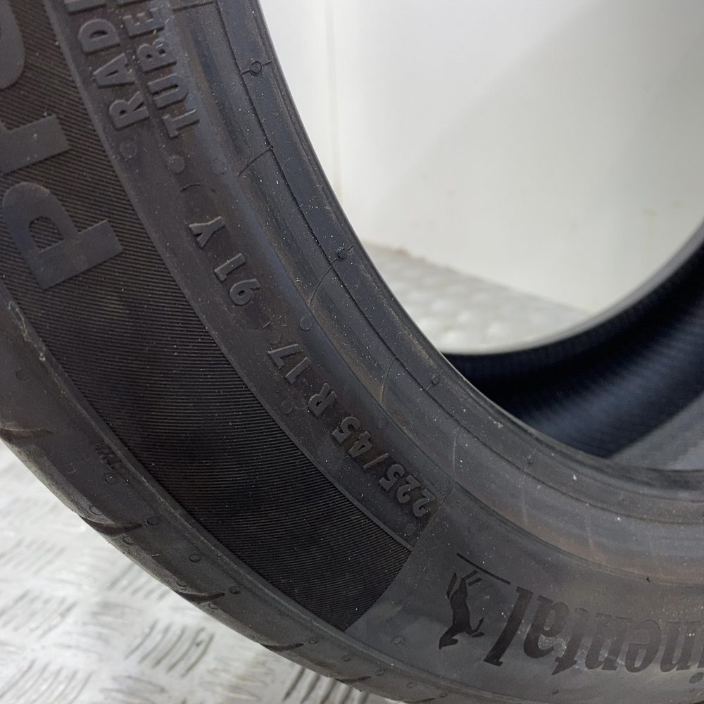 Gomma Usata 225 45 R17 91Y Continental Premiumcontact 7 Estivo - immagine 8