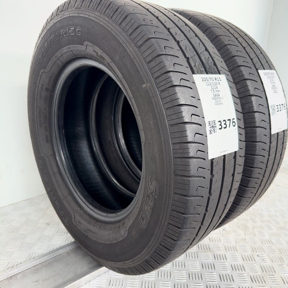 Gomme Usate 225 70 R15C 112/110R SAVA TRENTA 2 98% Estive - immagine 8