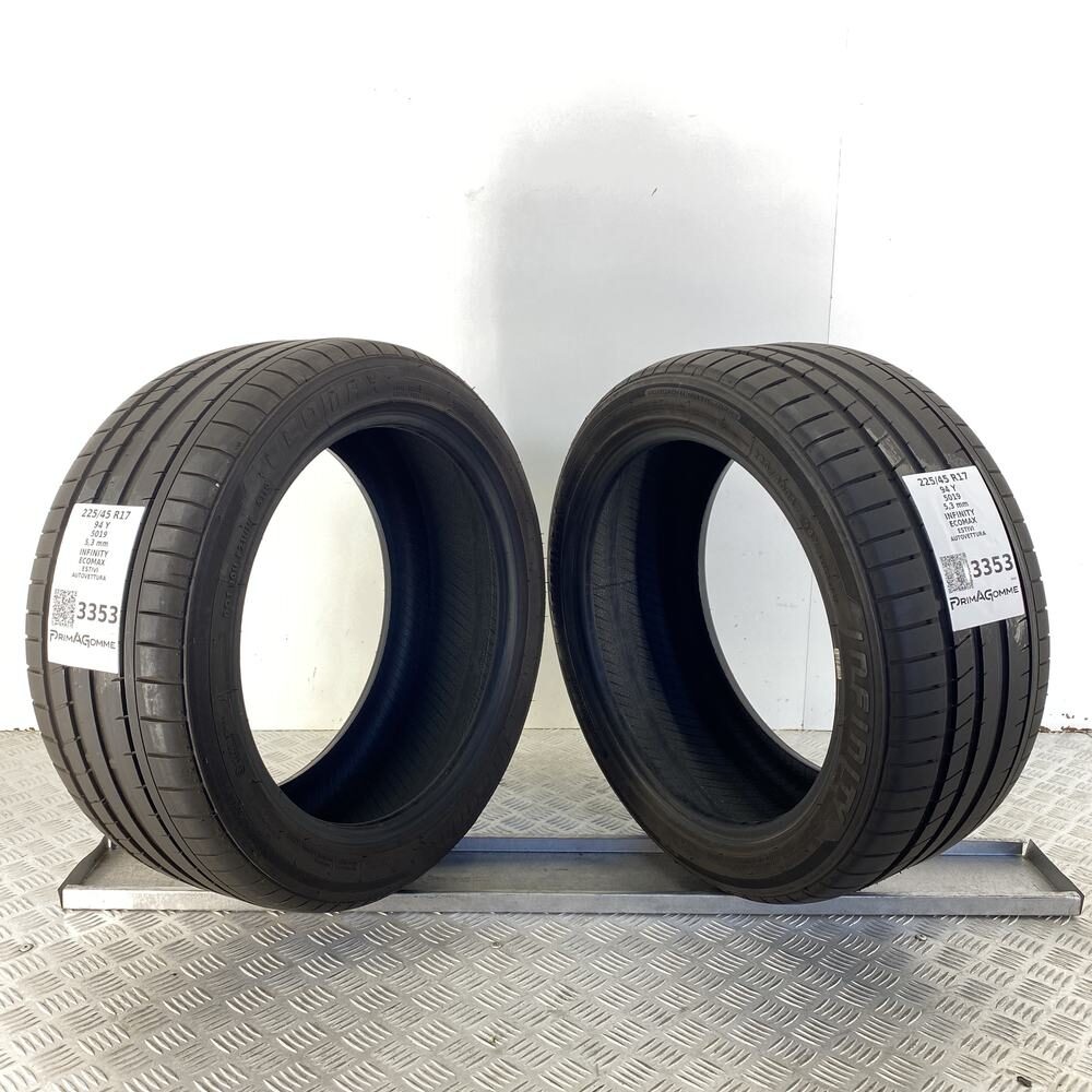 Gomme Usate 225 45 R17 94Y Infinity Ecomax 76% Estive - immagine 8