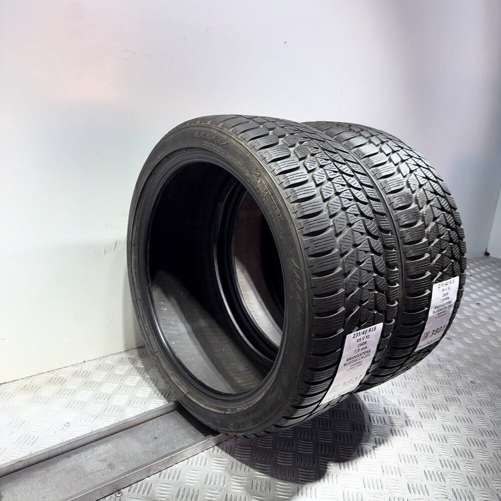 Gomme Usate 235 40 R18 95V XL Bridgestone Blizzak LM-25V 98% Invernali - immagine 8
