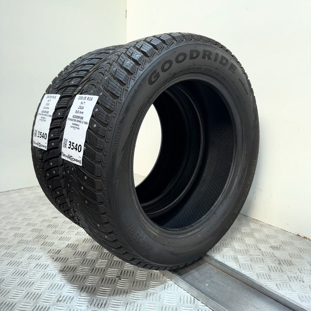 Gomme Usate 205 55 R16 94T XL Goodride Icemaster Spike Z-506 98% Invernali Chiodato - immagine 8