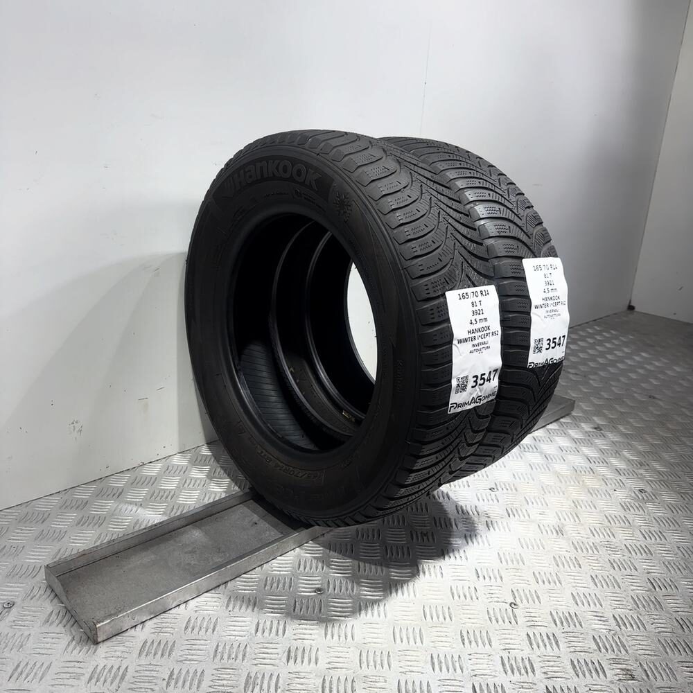 Gomme Usate 165 70 R14 81T Hankook Winter I*Cept RS2 Invernali - immagine 8