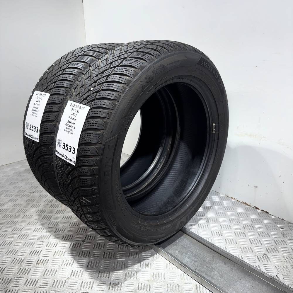 Gomme Usate 215 55 R17 98V XL Barum Polaris 6 97% Invernali - immagine 8
