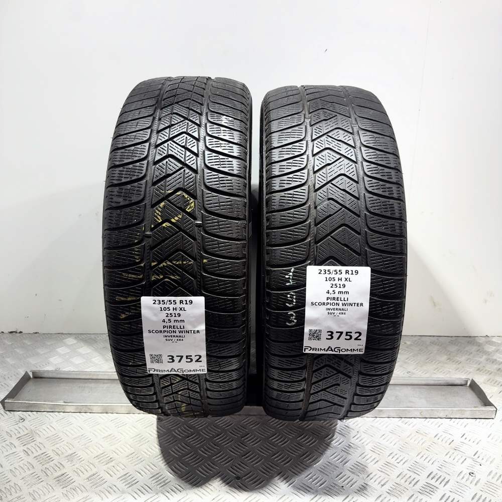 Gomme Usate 235 55 R19 105H XL Pirelli Scorpion Winter Invernali - immagine 9