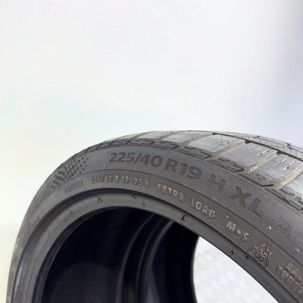 Gomme Usate 225 40 R19 93H XL 83% Continental Wintercontact TS 860 S RunFlat Inv - immagine 9