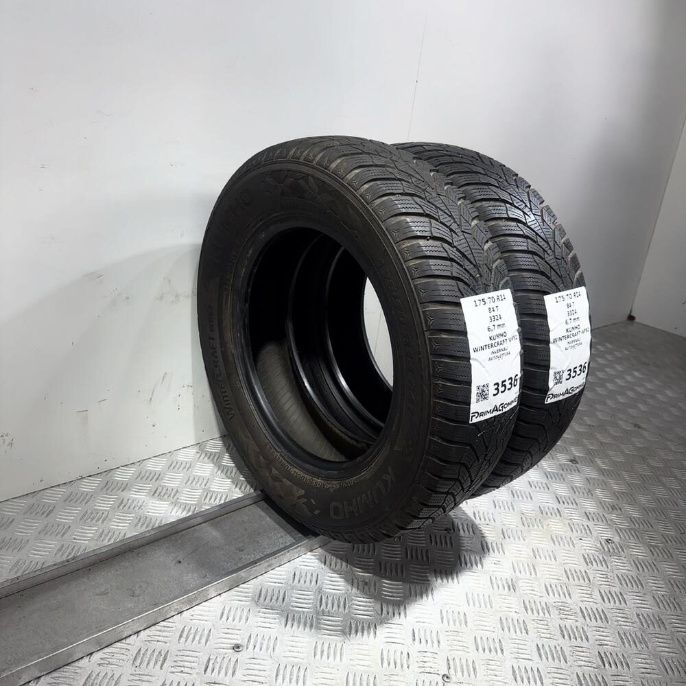 Gomme Usate 175 70 R14 84T Kumho Wintercraft WP52 71% Invernali - immagine 9