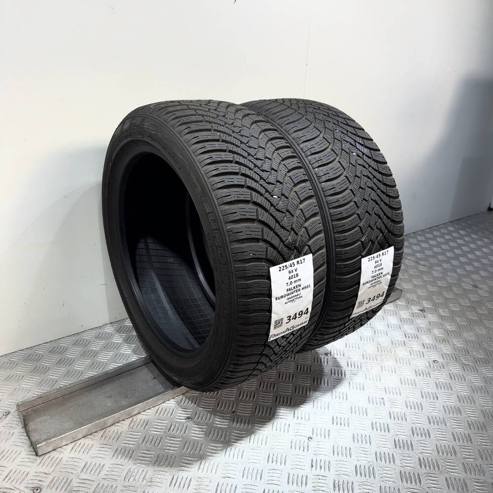 Gomme Usate 225 45 R17 XL 94V Falken Eurowinter HS01 98% Invernali - immagine 9