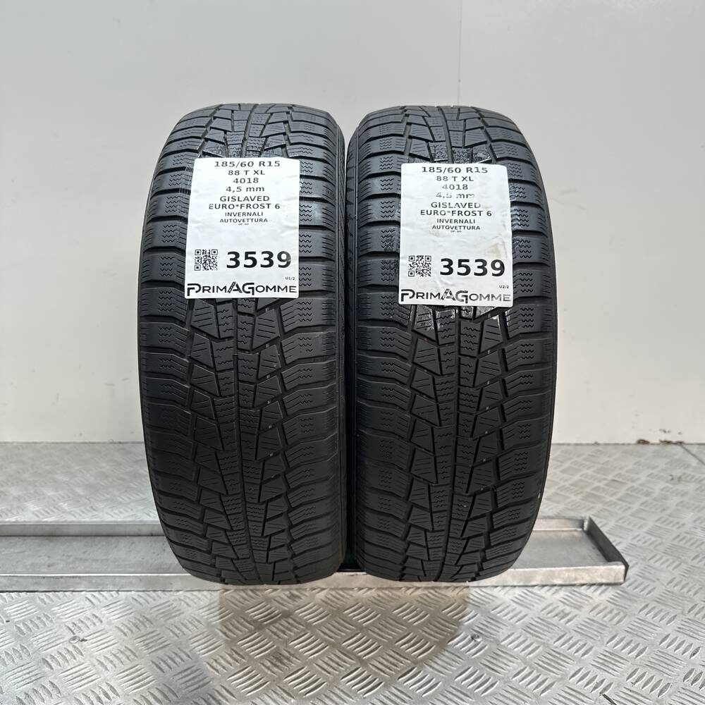 Gomme Usate 185 60 R15 88T XL Gislaved Euro*Frost 6 Invernali